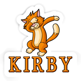 Kirby Sticker Dabbing Cat Image