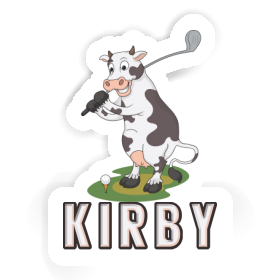 Golf Cow Sticker Kirby Image