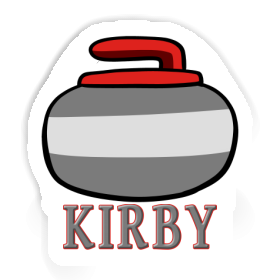 Kirby Sticker Curling Stone Image