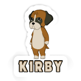 German Boxer Sticker Kirby Image