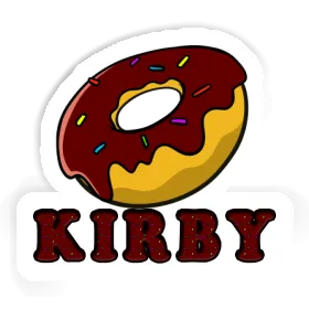 Sticker Kirby Donut Image