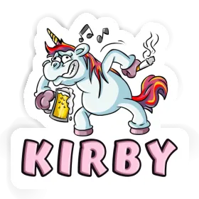 Kirby Sticker Party Unicorn Image