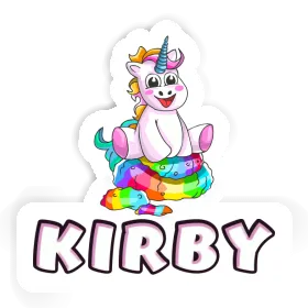 Kirby Sticker Baby Unicorn Image