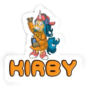 Sticker Hip-Hop Unicorn Kirby Image