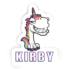 Sticker Kirby Grinning Unicorn Image