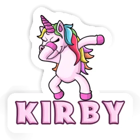 Sticker Kirby Dabbing Unicorn Image