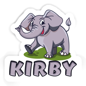 Sticker Kirby Elephant Image