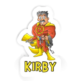 Electrician Sticker Kirby Image