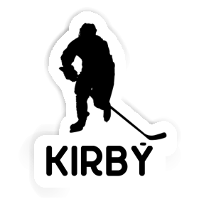 Sticker Kirby Hockey Player Image