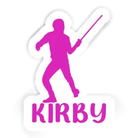 Autocollant Escrimeur Kirby Image