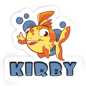 Sticker Kirby Fish Image