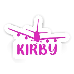 Sticker Kirby Airplane Image