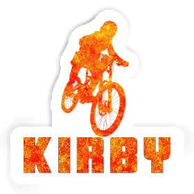 Freeride Biker Sticker Kirby Image