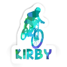 Freeride Biker Sticker Kirby Image