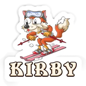 Skier Sticker Kirby Image