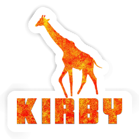 Kirby Aufkleber Giraffe Image