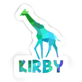 Kirby Aufkleber Giraffe Image