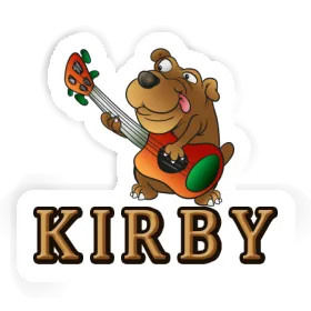 Kirby Sticker Guitarist Image