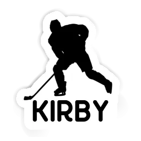 Sticker Kirby Hockey Player Image