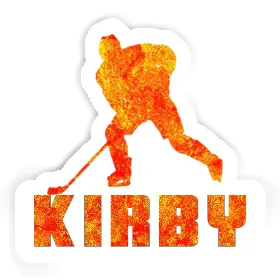 Sticker Kirby Hockey Player Image