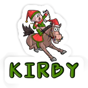 Sticker Christmas Horse Kirby Image