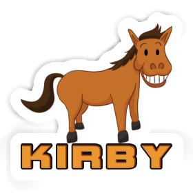 Sticker Grinning Horse Kirby Image