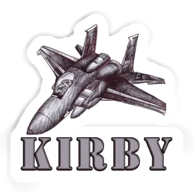 Kirby Sticker Airplane Image