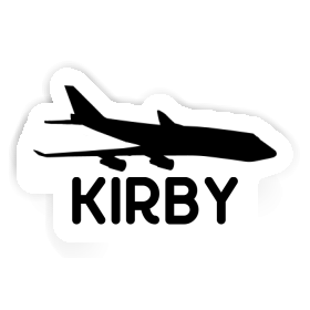 Kirby Sticker Jumbo-Jet Image