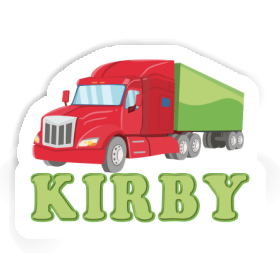 Sticker Kirby Articulated lorry Image