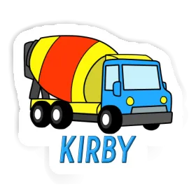 Sticker Kirby Mixer Truck Image