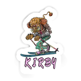 Sticker Kirby Skier Image