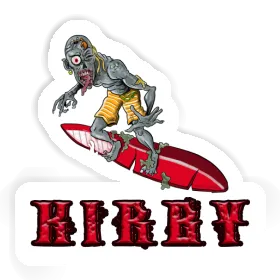 Kirby Sticker Wave Rider Image