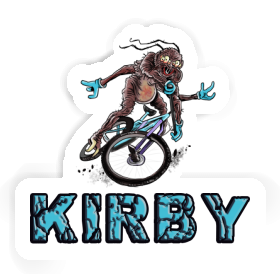 Sticker Kirby Biker Image