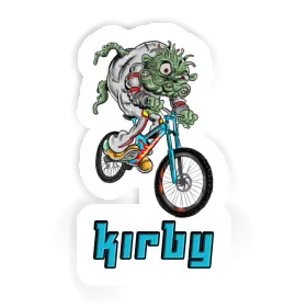 Sticker Kirby Biker Image