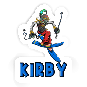 Skier Sticker Kirby Image