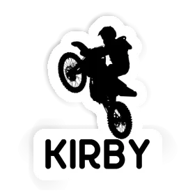 Sticker Kirby Motocross Rider Image