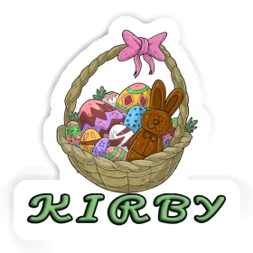 Sticker Kirby Easter basket Image