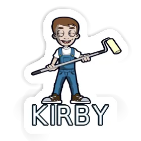 Sticker Kirby Painter Image