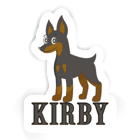 Pinscher Aufkleber Kirby Image