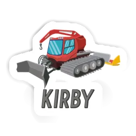 Sticker Kirby Snow Groomer Image