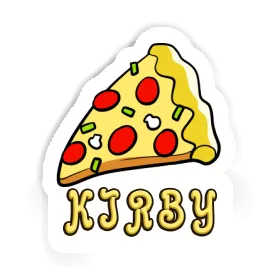 Sticker Kirby Slice of Pizza Image