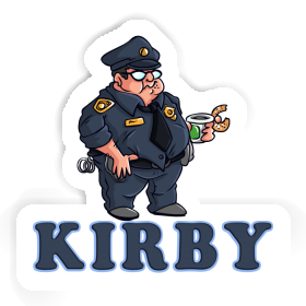 Police Officer Sticker Kirby Image