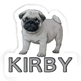 Mops Aufkleber Kirby Image