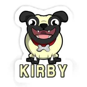 Sticker Kirby Pug Image