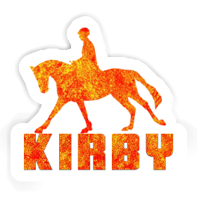 Kirby Sticker Horse Rider Image