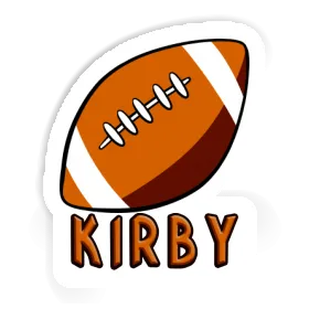 Rugby Sticker Kirby Image