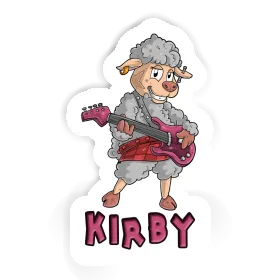 Sticker Guitarist Kirby Image