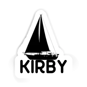 Sticker Kirby Sailboat Image