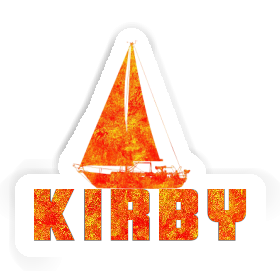 Kirby Sticker Sailboat Image