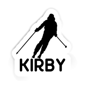 Sticker Kirby Skier Image